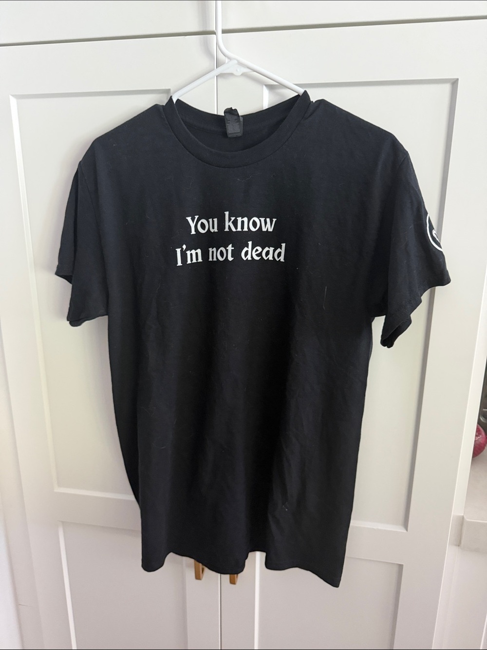 Smashing Pumpkins Black Graphic Tee - "You know I'm not dead" Size Medium
